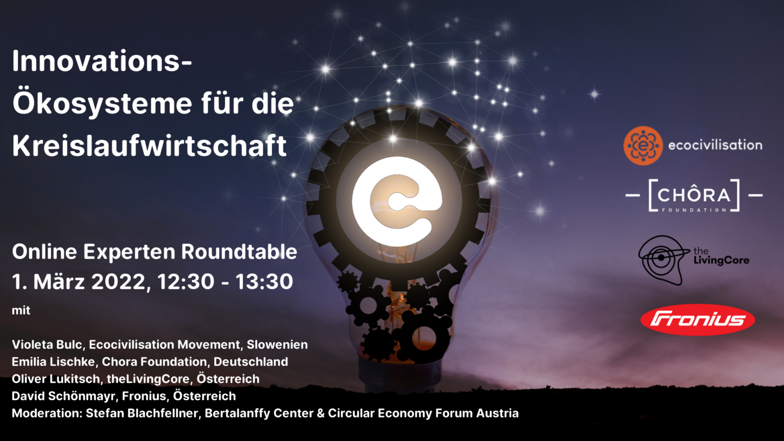 Online Roundtable Innovations-Öko-Systeme – Circular Economy Forum Austria