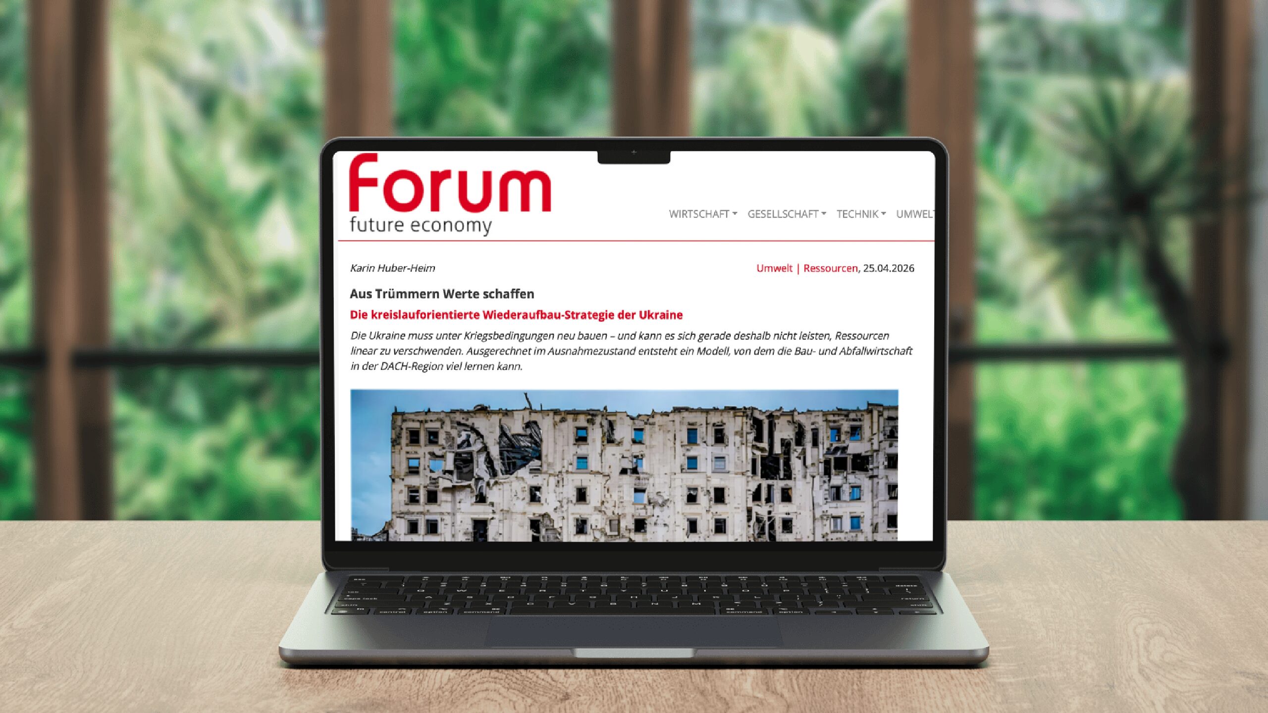 Aus Trümmern Werte schaffen